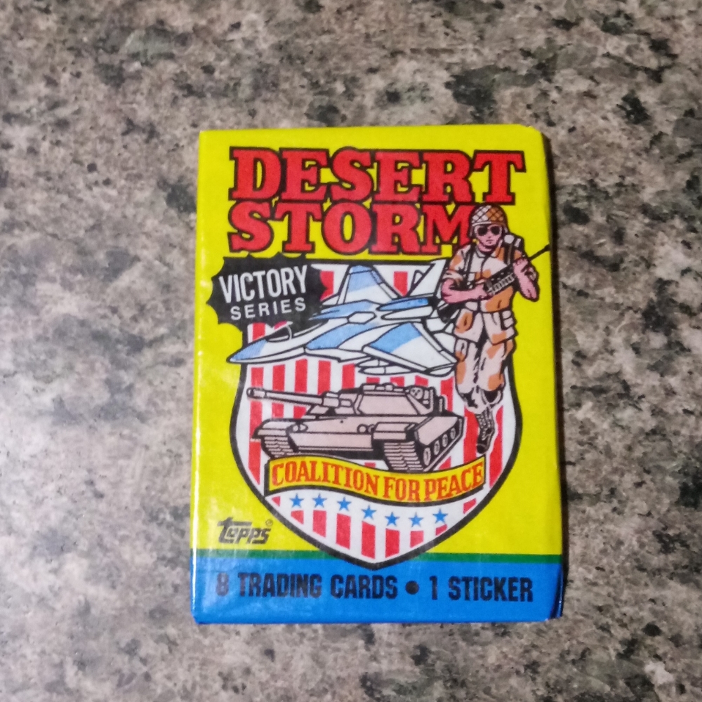 Topps Desert Storm collection card